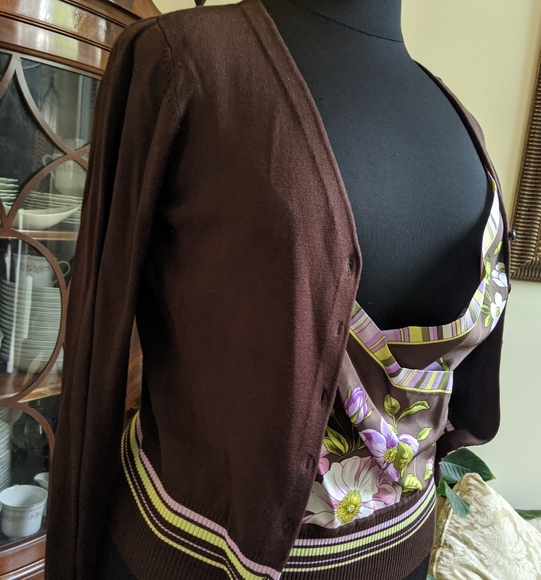 2pc Tank Top and Cardigans Set - Picture 3 of 7